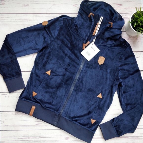 Naketano Other - NWT NAKETANO Men's Ivic Mack Velour Zip Jacket L